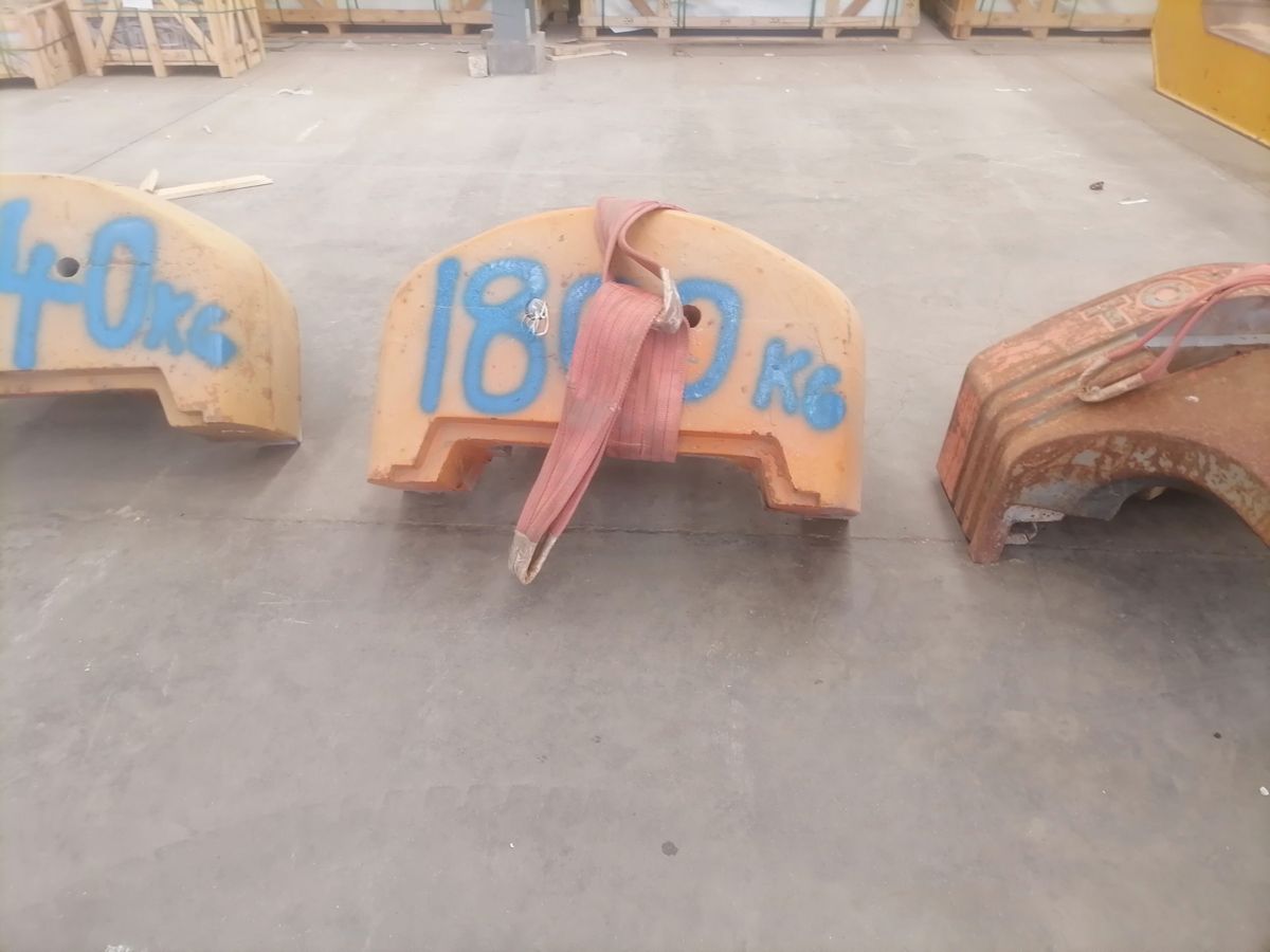 Test loads marked by weight